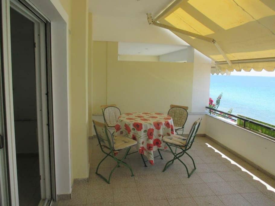 Seaside Beach House Siviri Exterior photo